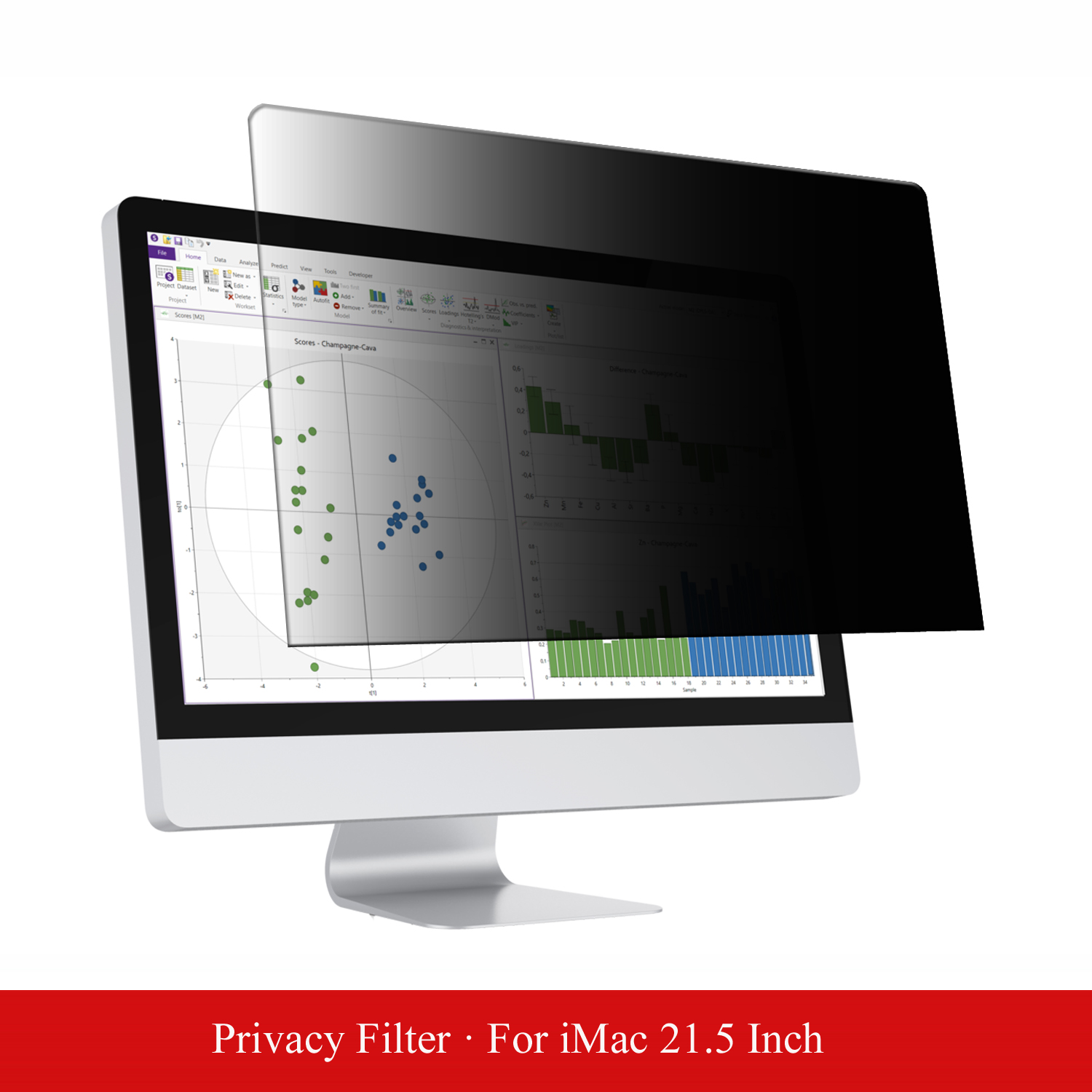 Monitor Privacy Filter - 21.5นิ้ว Anti-Glare คอมพิวเตอร์หน้าจอ Protector ฟิล์มสำหรับ Apple