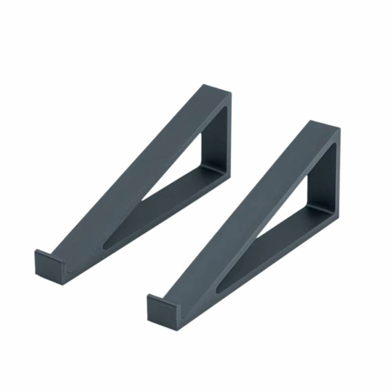 Adjustable Monitor Mount - แท่นวางคีย์บอร์ดแบบพกพา 1 คู่ – ขาตั้งปรับมุมได้พร้อมที่ยึดจอภาพ, ที่จัดระเบียบโต๊ะทำงานแบบพลาสติก