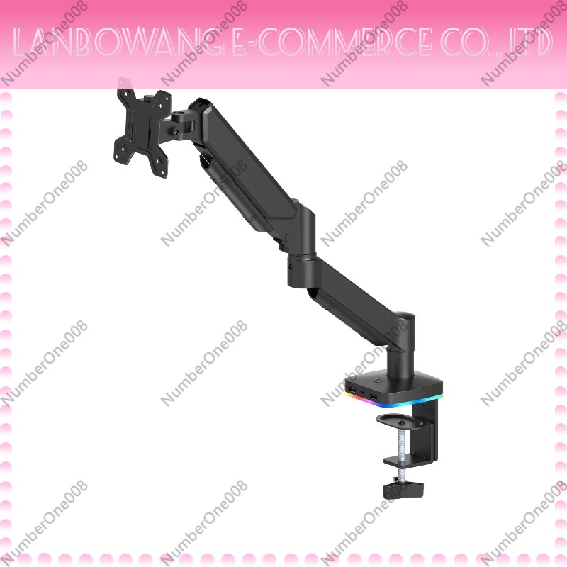 Adjustable Monitor Mount - แขนยึดจอพร้อมพอร์ต USB Type C ไฟ RGB