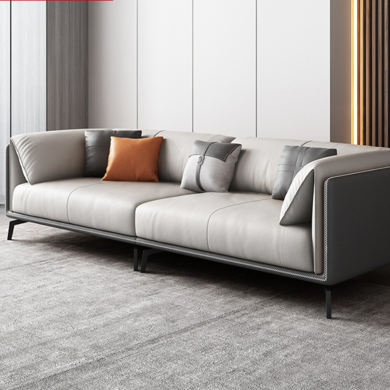 Office Furniture Luxury - โซฟาสำนักงานหนังวัว โซฟาสำนักงานเรียบง่ายสำหรับห้องรับรอง โซฟาสำนักงานหรูหราสำหรับล็อบบี้ เฟอร์นิเจอร์สำนักงาน Gado Mai