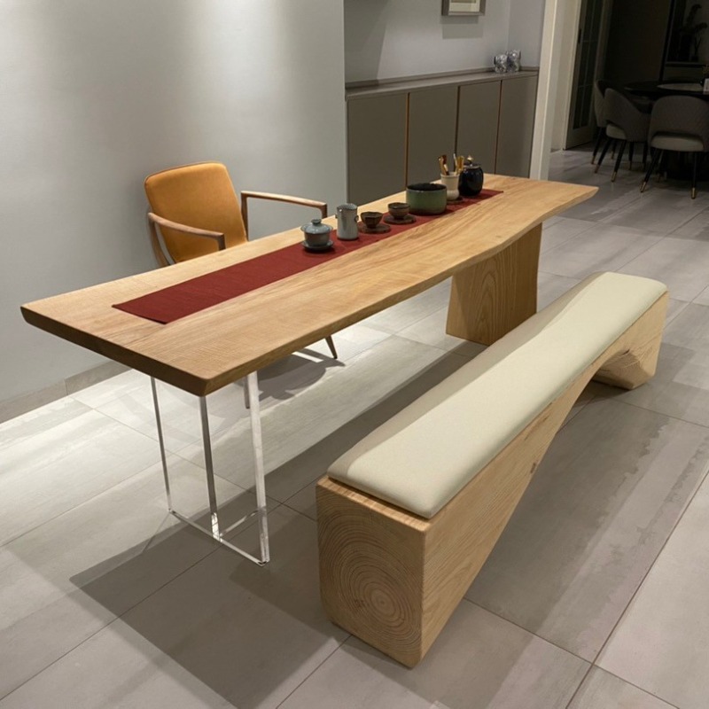 โต๊ะลอยอะคริลิคไม้เนื้อแข็งสไต - Office Furniture For Home บทวิจารณ์และราคา