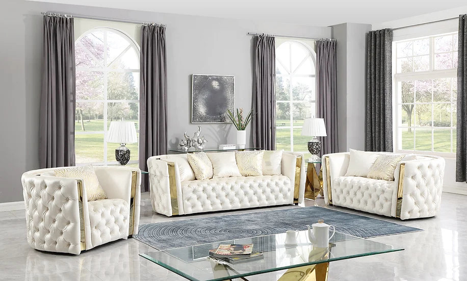 ชุดโซฟาโครงสแตนเลสสตีลหรูหราทั - Office Furniture Luxury บทวิจารณ์และราคา