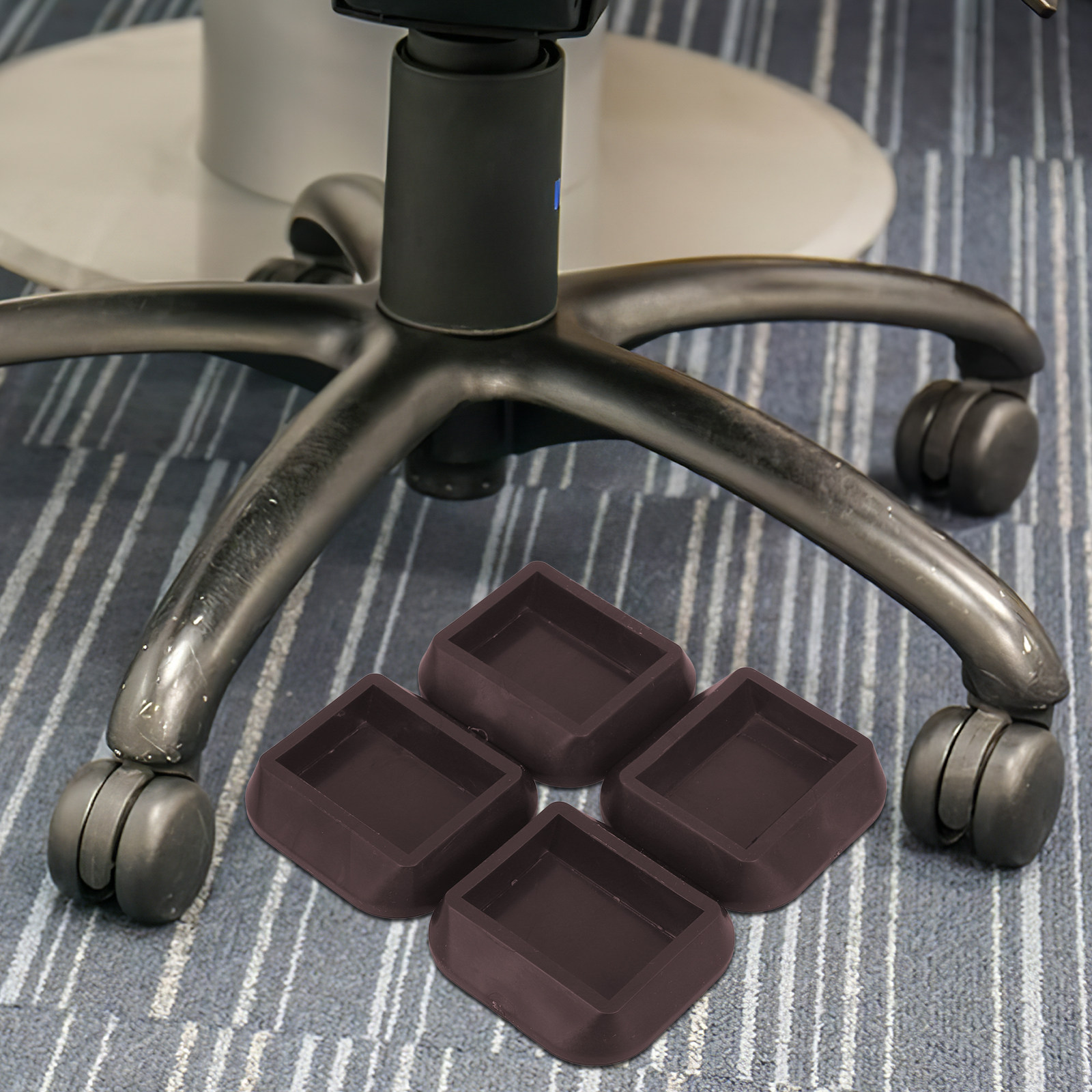 4 ชิ้น แผ่นกันลื่นสำหรับล้อเก้ - Office Furniture For Home บทวิจารณ์และราคา