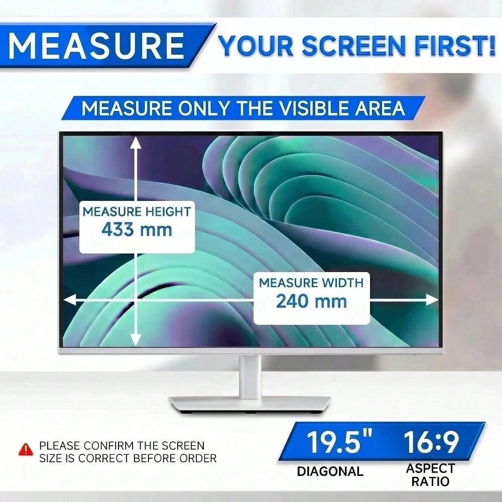 [แพ็คคู่] ฟิลเตอร์กรองแสงหน้าจ - Monitor Privacy Filter บทวิจารณ์และราคา