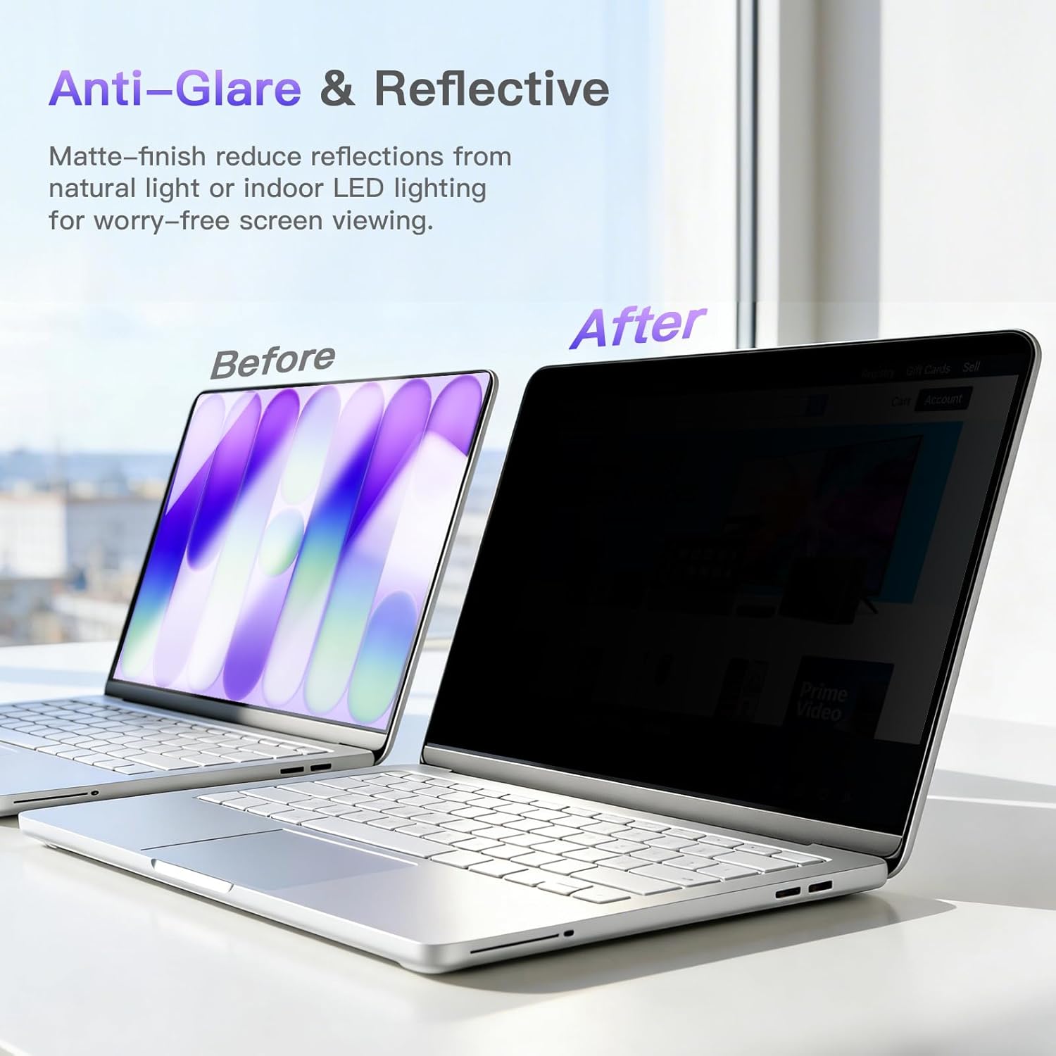 ฟิล์มกันรอยแบบป้องกันการมองเห็ - Monitor Privacy Filter บทวิจารณ์และราคา
