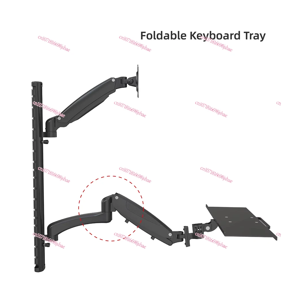 แท่นวางจอภาพและคีย์บอร์ดแบบแขน - Adjustable Monitor Mount บทวิจารณ์และราคา