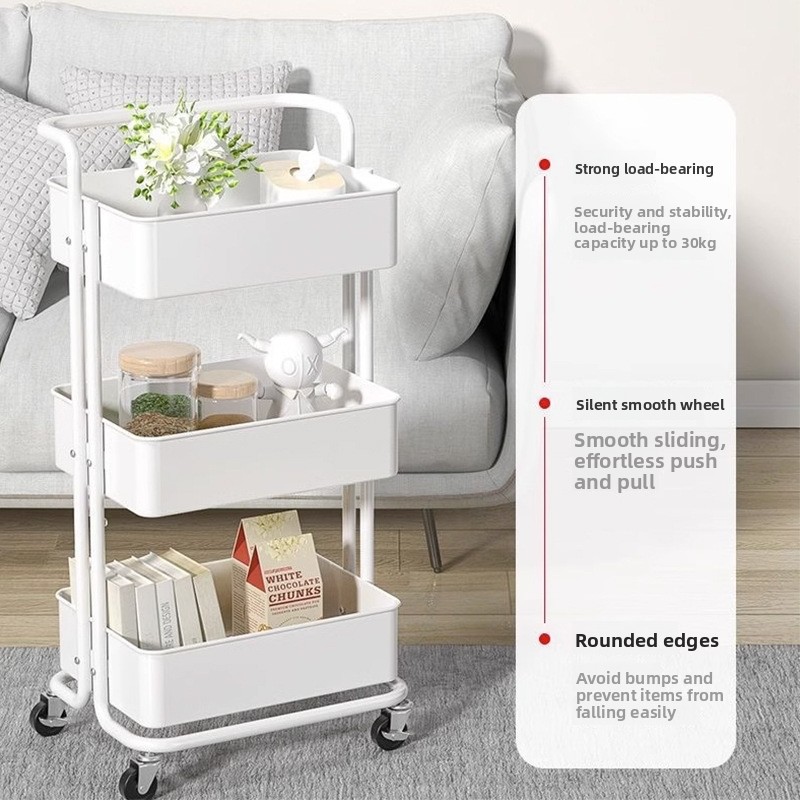 รถเข็นเก็บอุปกรณ์ทำเล็บแบบเคลื - Book Cart Rolling บทวิจารณ์และราคา