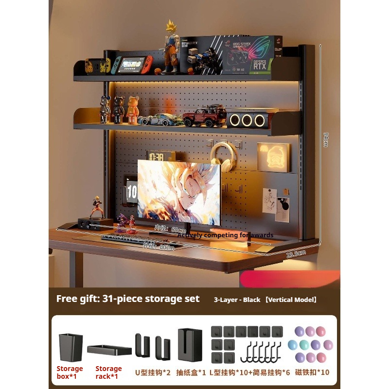 ชั้นวางของแบบหนีบติดโต๊ะพร้อมแ - Cubicle Shelf Organizer บทวิจารณ์และราคา