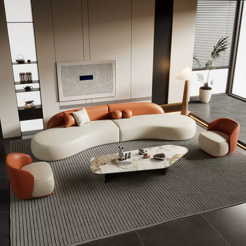 โซฟาโค้งหรูหราสไตล์อิตาลี โมเด - Office Furniture Luxury บทวิจารณ์และราคา