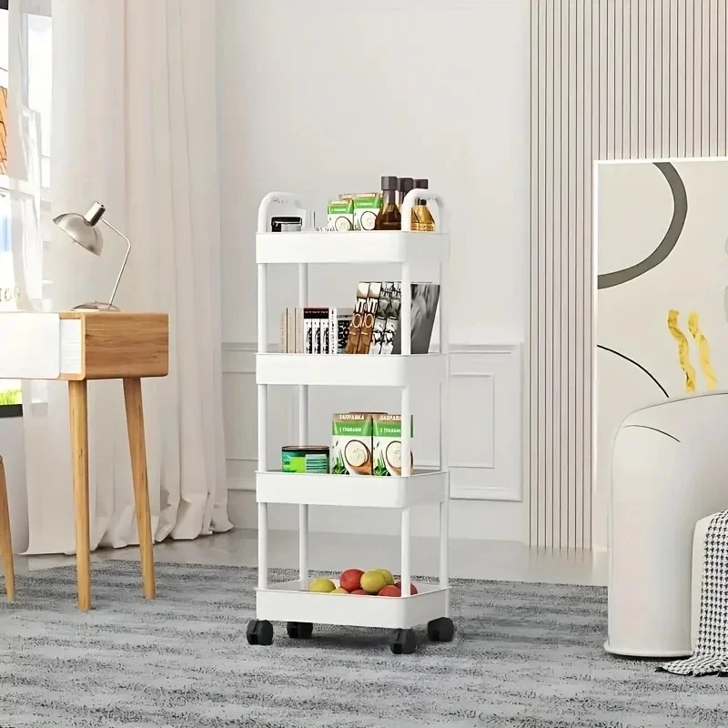 รถเข็นเก็บของแบบมีล้อ พร้อมชั้ - Book Cart Rolling บทวิจารณ์และราคา