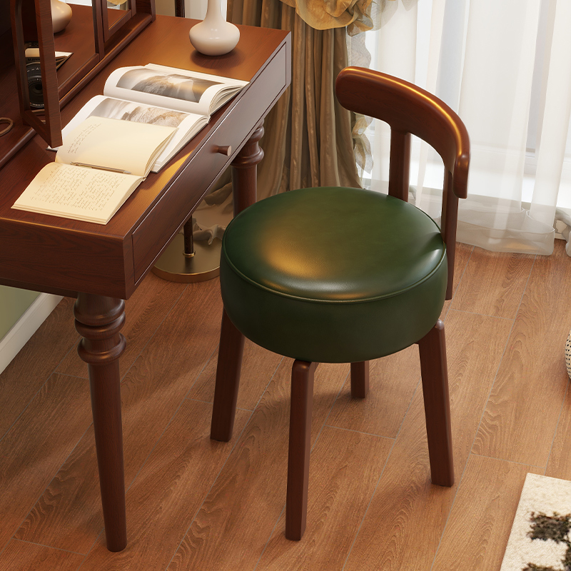 เก้าอี้แต่งตัวไม้เนื้อแข็งแบบห - Office Furniture For Home บทวิจารณ์และราคา