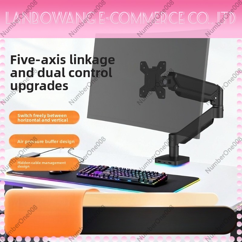 แขนยึดจอพร้อมพอร์ต USB Type C  - Adjustable Monitor Mount บทวิจารณ์และราคา