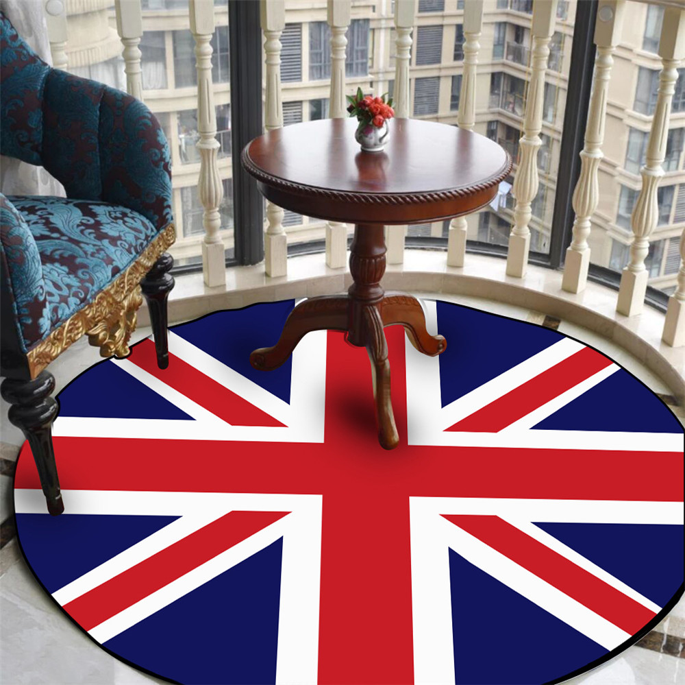 พรมทรงกลมลายธงชาติอังกฤษสำหรับ - Office Furniture Uk บทวิจารณ์และราคา