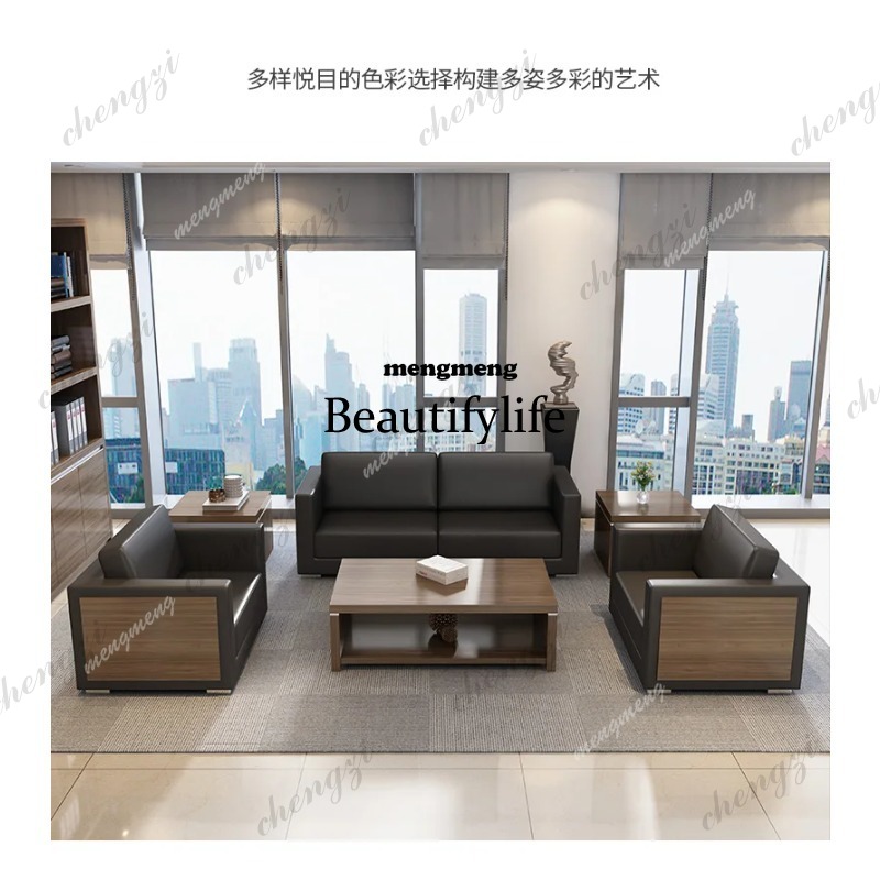 โซฟาสำนักงานหนังวัวแท้ รุ่น d5 - Office Furniture Luxury บทวิจารณ์และราคา